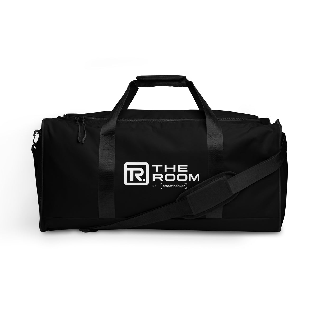 The Room Road Duffle Bag in white, front view