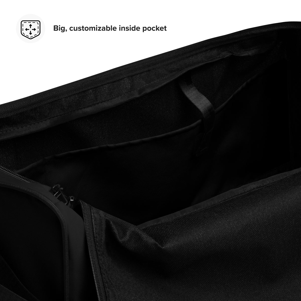 The Room Road Duffle Bag in white, detail view