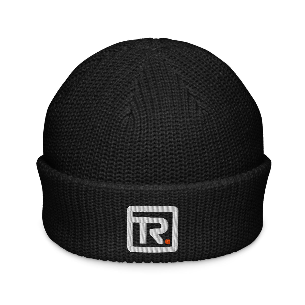 The Room Fisherman Beanie in black, front view