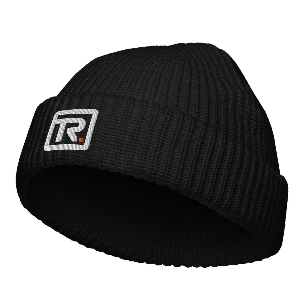 The Room Fisherman Beanie in black, front view