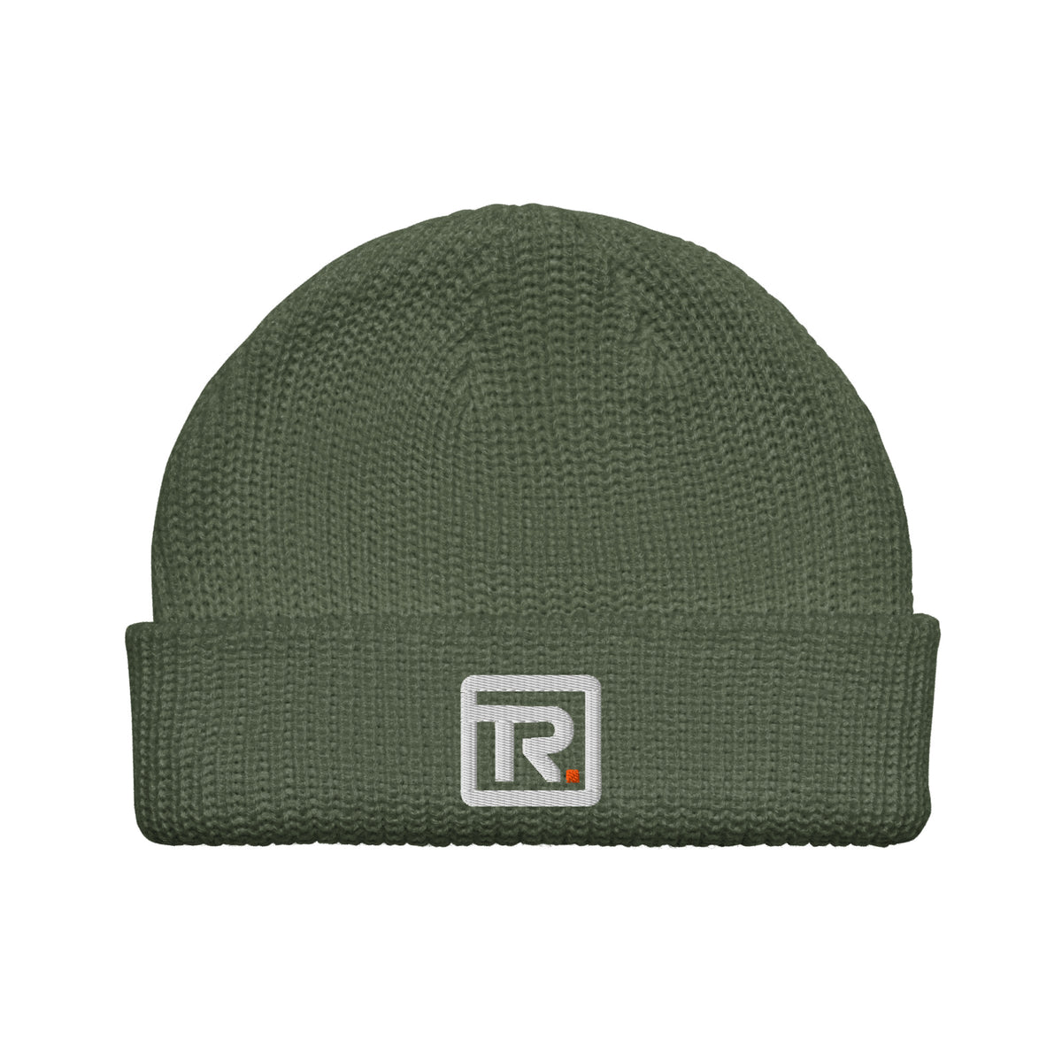 The Room Fisherman Beanie in cypress, front view