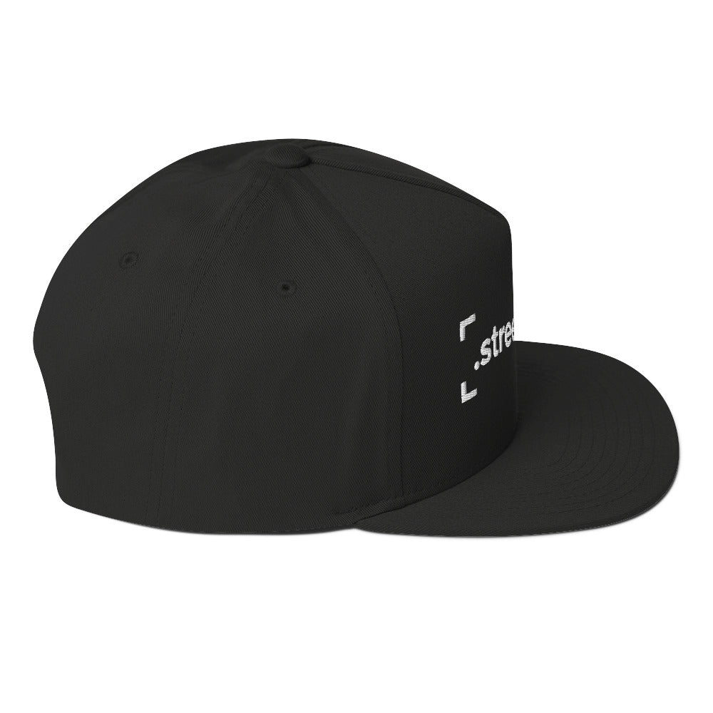 SB-03 Institution Flat Bill in black, right-side view