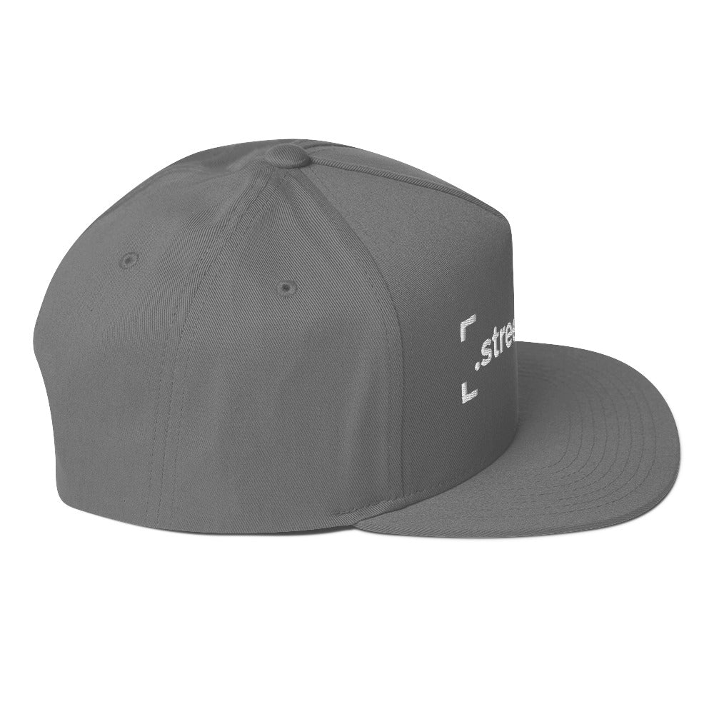 SB-03 Institution Flat Bill in grey, right-side view