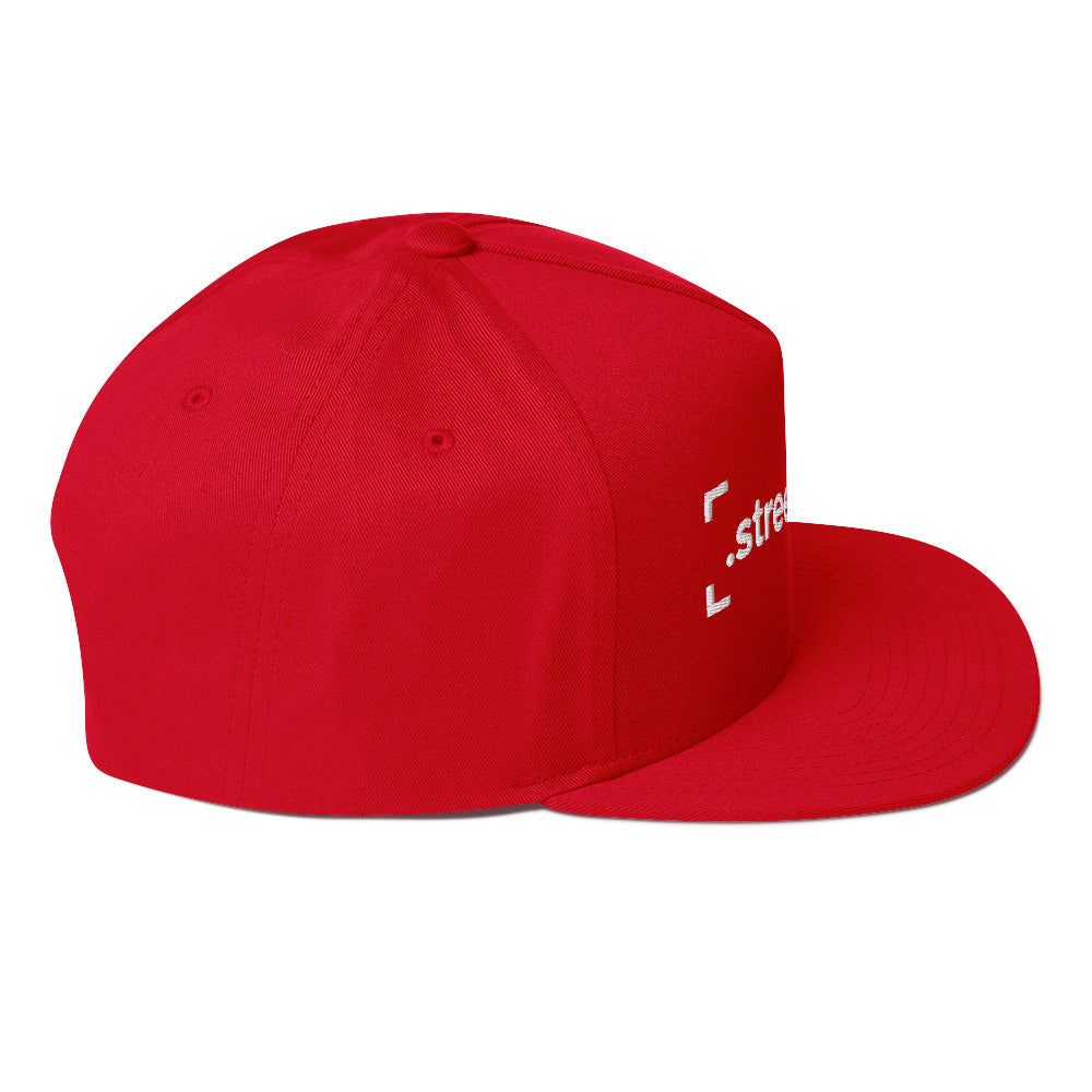 SB-03 Institution Flat Bill in red, right-side view