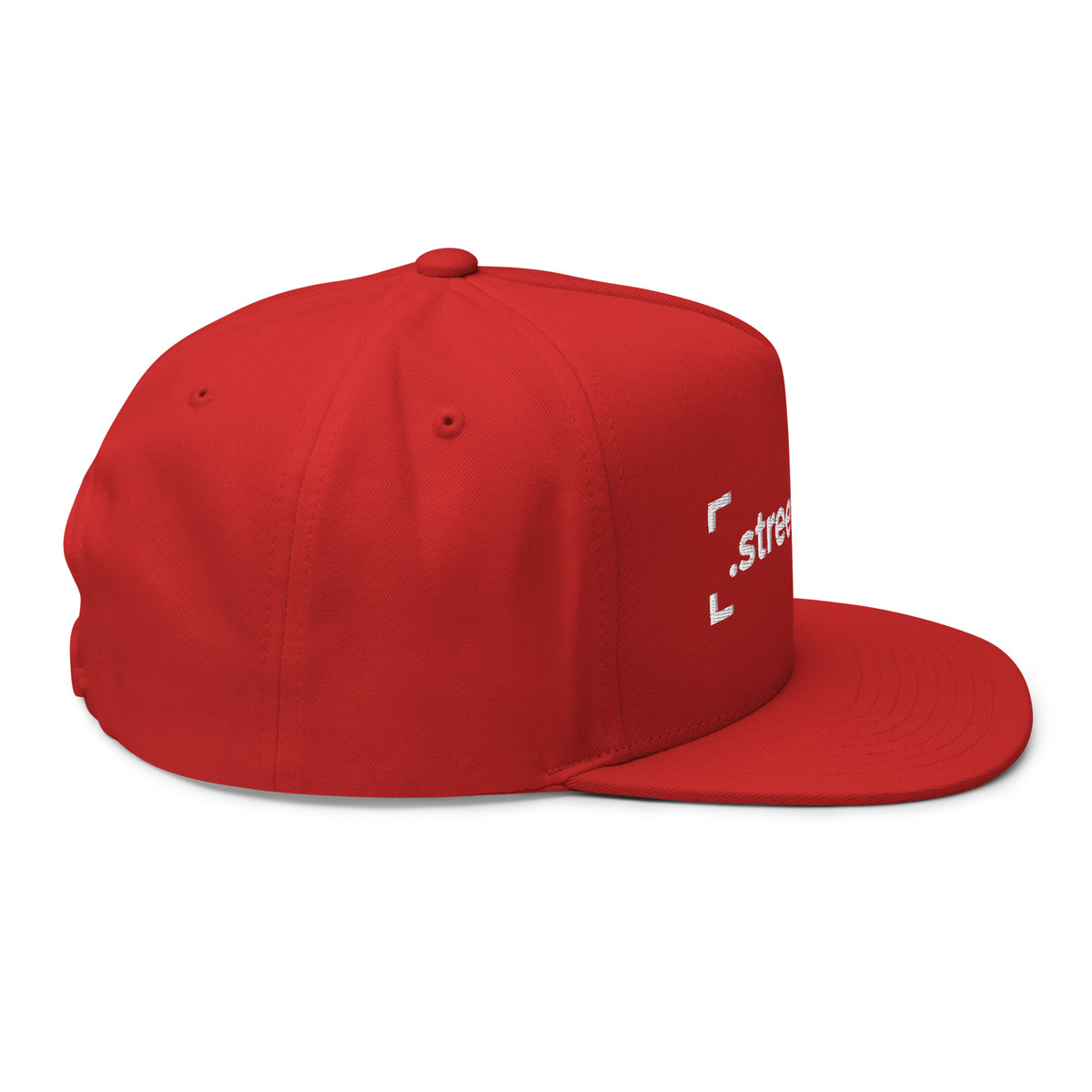 SB-03 Institution Flat Bill in red, right-side view