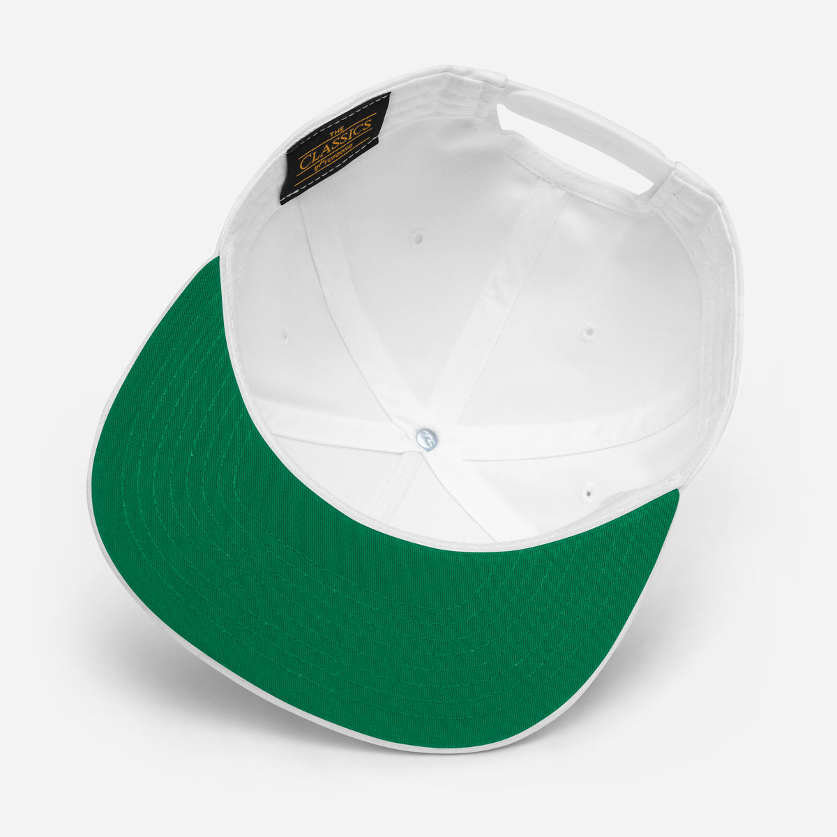Reach Flat-Bill Cap in white, second detail view