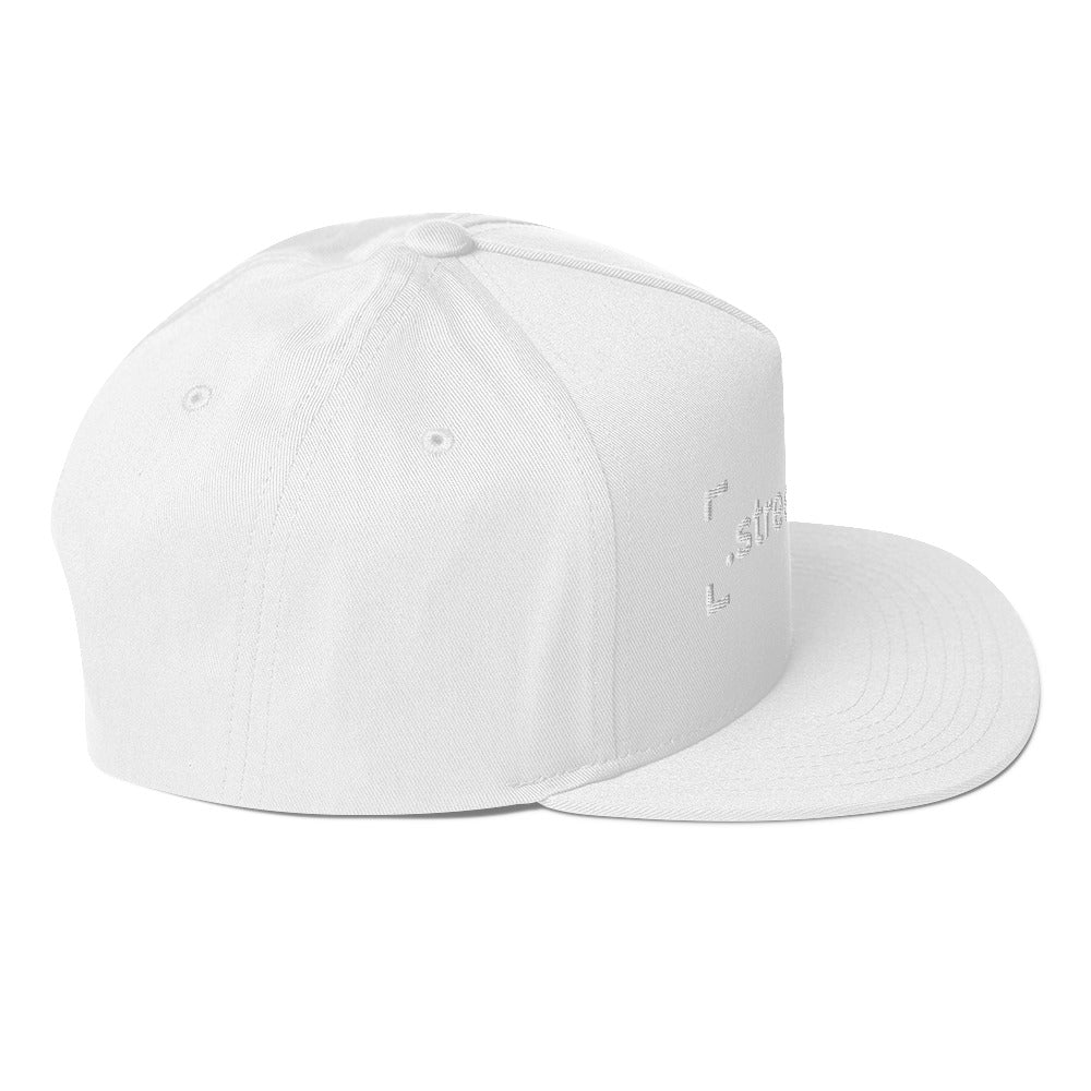 SB-03 Institution Flat Bill in white, right-side view