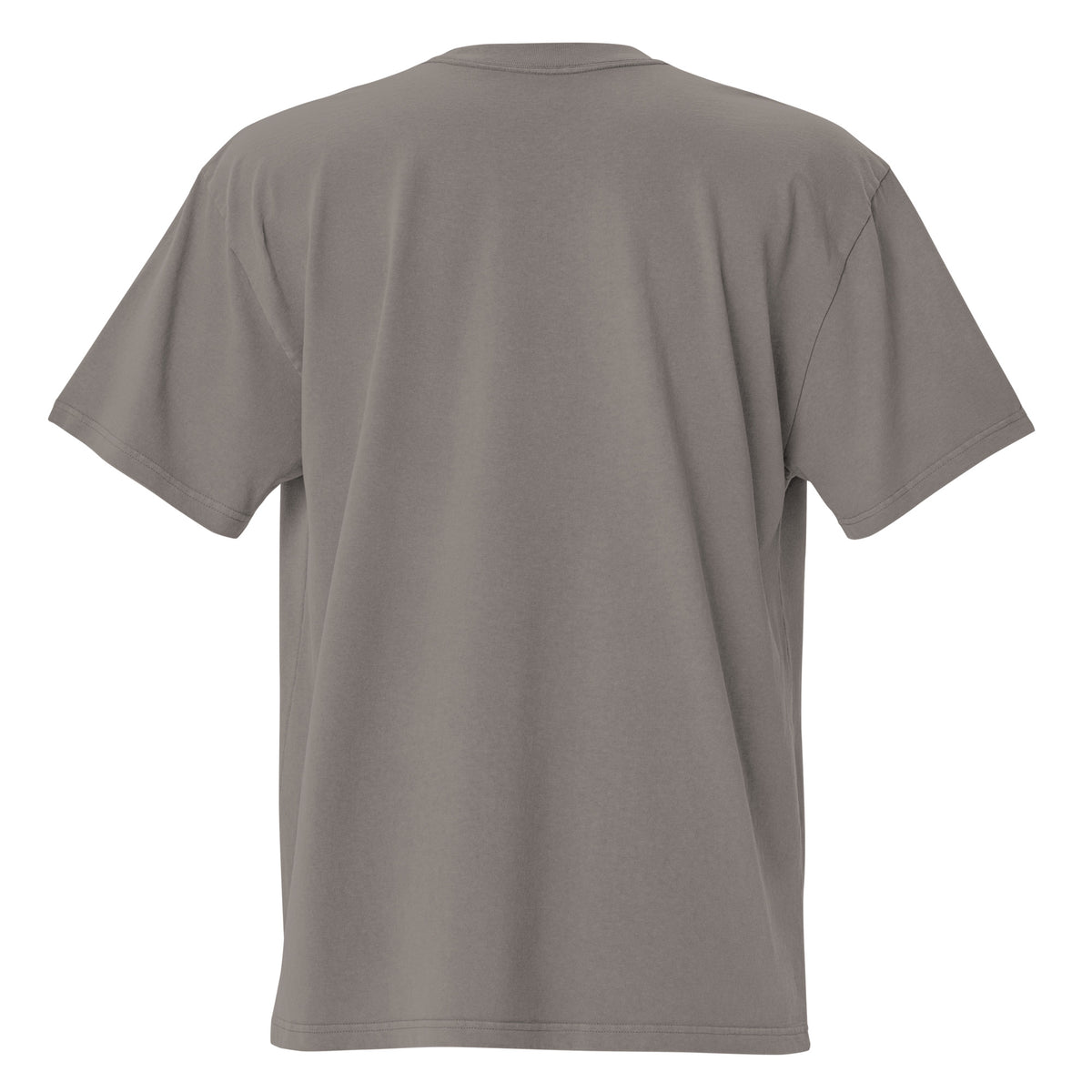 SB-01 Archive Index Oversized Tee in faded grey, back view
