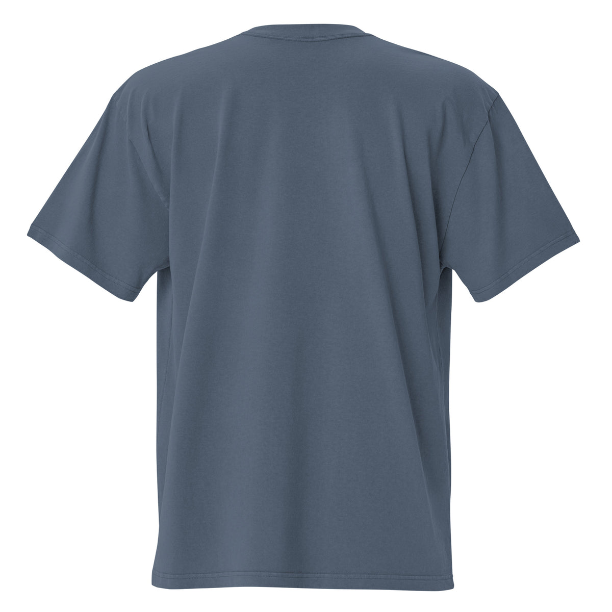 SB-01 Archive Index Oversized Tee in faded indigo, back view