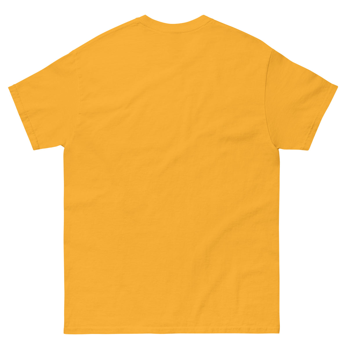 Reach Classic Tee in gold, back view